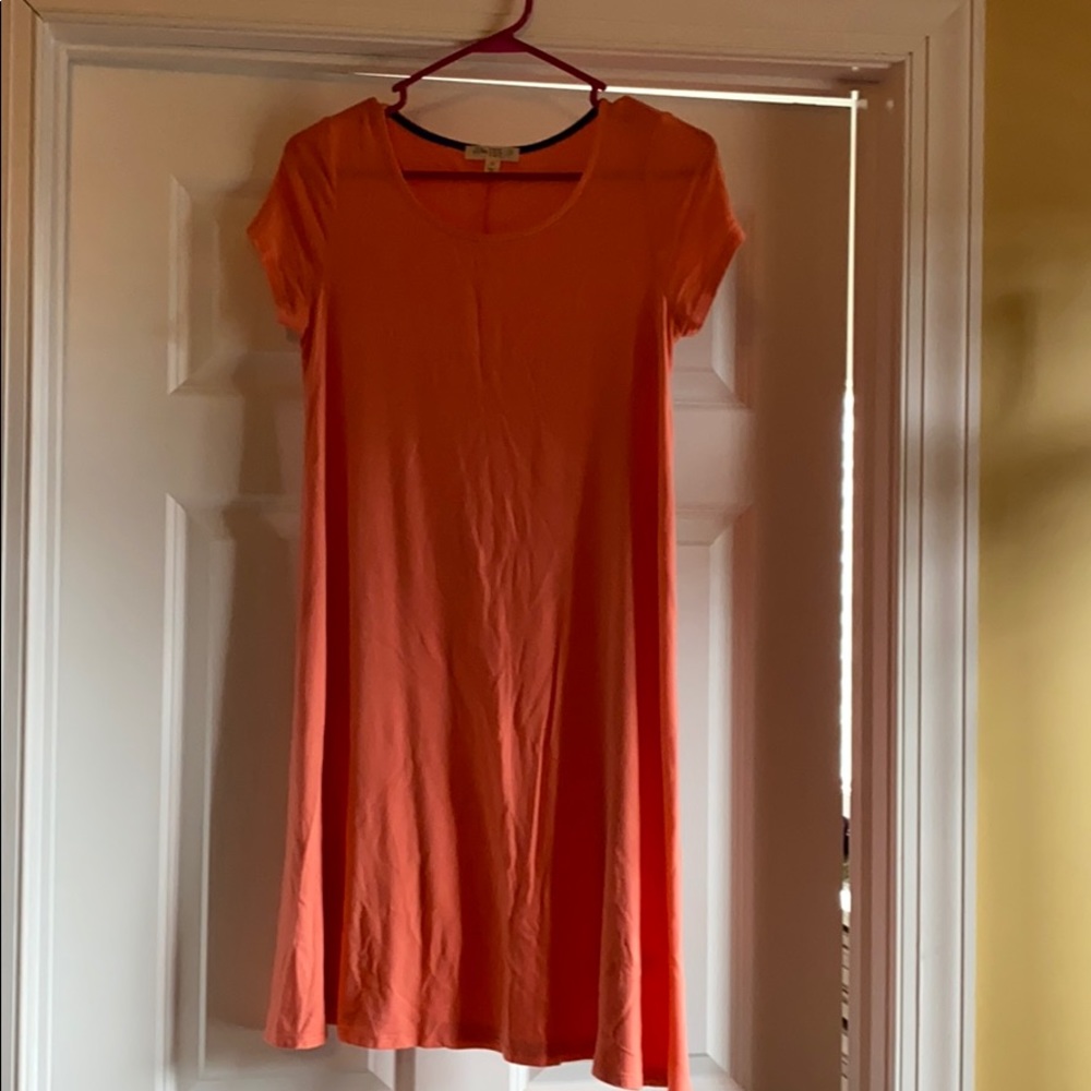 Peach size Medium tshirt dress